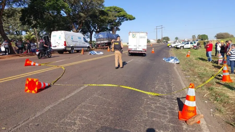 Acidente fatal com moto de alta cilindrada em Maringá