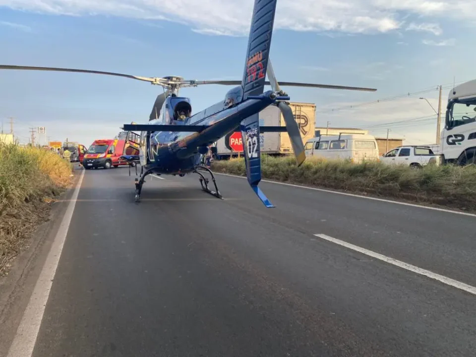 Jovem de Gravemente Ferido em Grave Acidente de Motocicleta