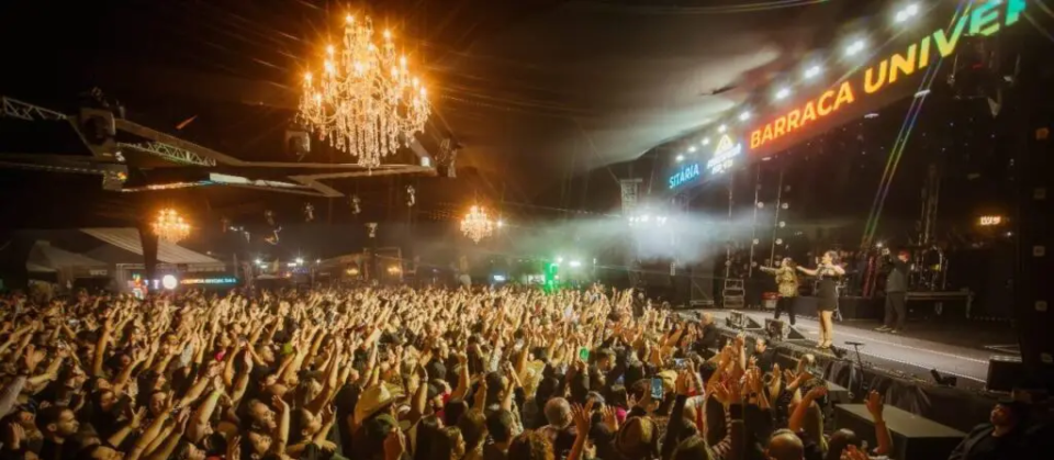 Barraca Universitária em Maringá com muitas atrações e diversão