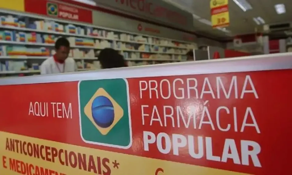 Farmácia Popular oferece 95% dos medicamentos gratuitamente.
