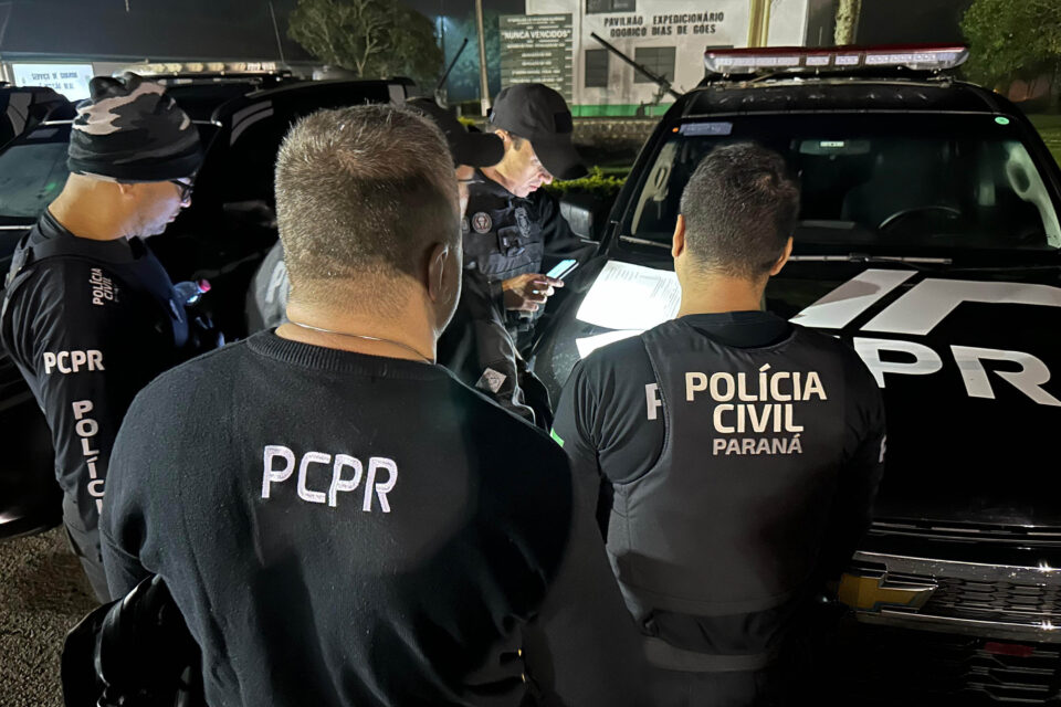 Operação da PCPR e PMPR Cumpre 25 Mandados de Prisão