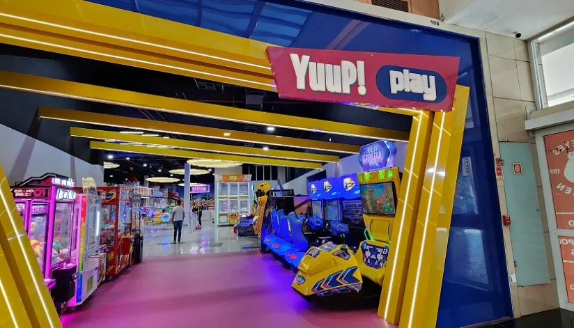 Parque de diversões no Shopping Catuaí Maringá