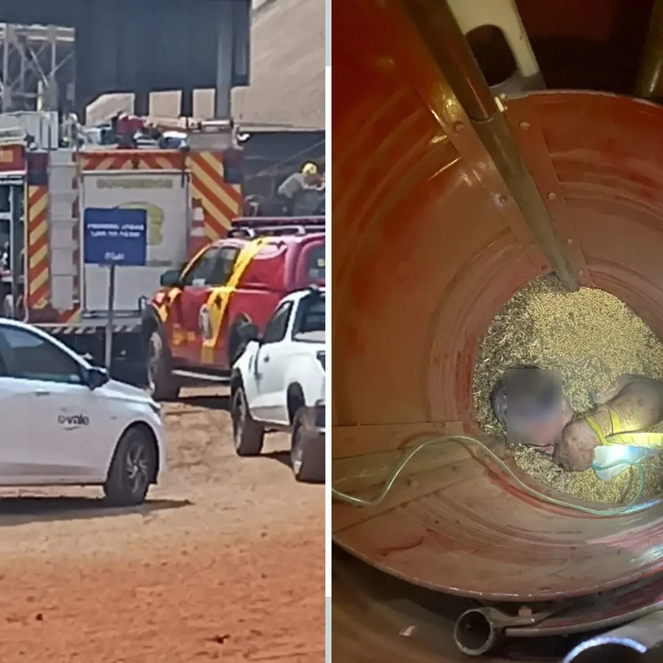 Trabalhador é Soterrado por Soja em Silo de Cooperativa
